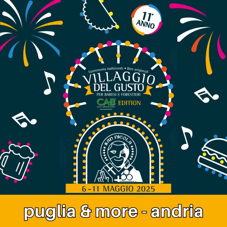 PUGLIA & MORE – VILLAGGIO DEL GUSTO 2025