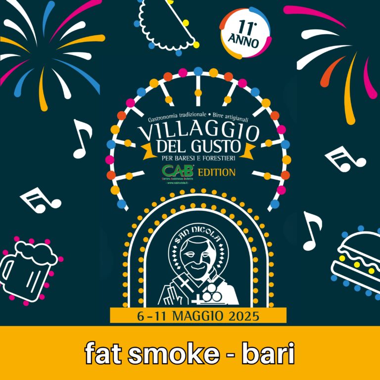 FAT SMOKE – VILLAGGIO DEL GUSTO 2025